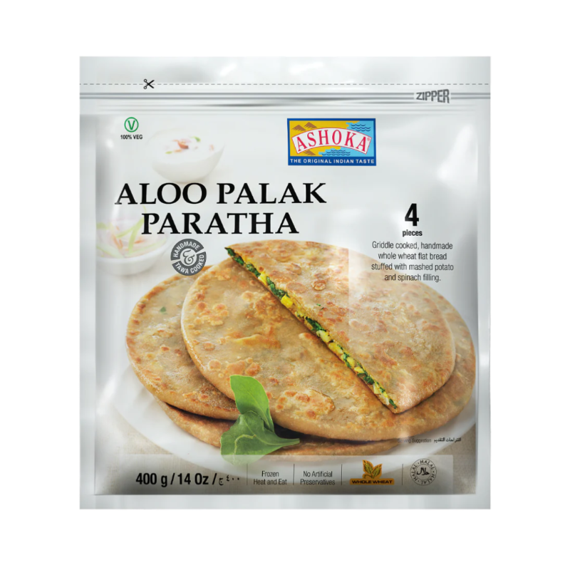 Ashoka Frozen Aloo Palak Paratha 400g (4pc)