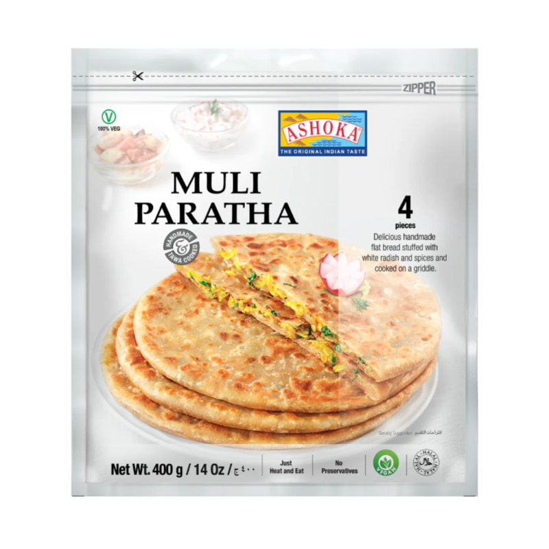 Ashoka Frozen Muli Paratha 400g (4pc)
