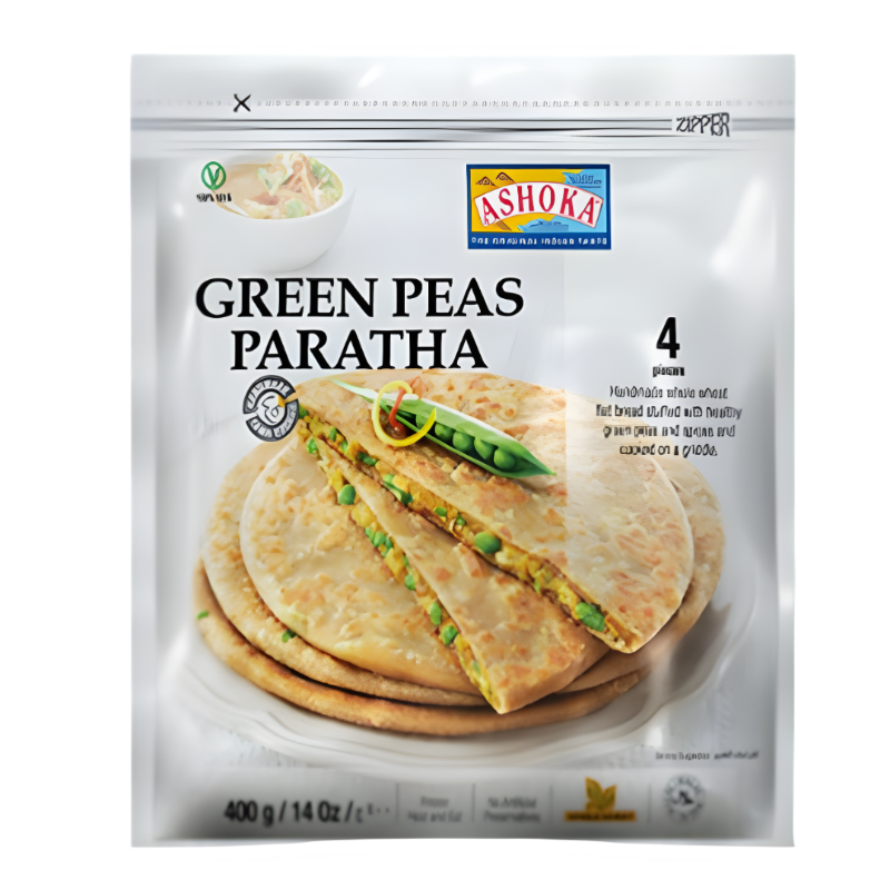Ashoka Frozen Green Peas Paratha 400gm