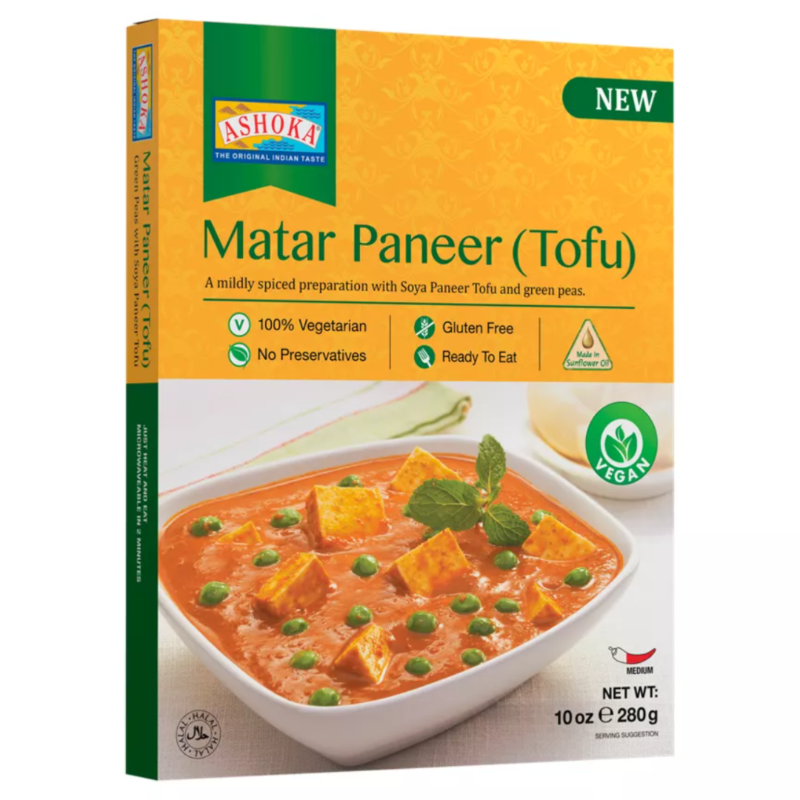 Ashoka Ready To Eat Matar Paneer (Tofu) 280g