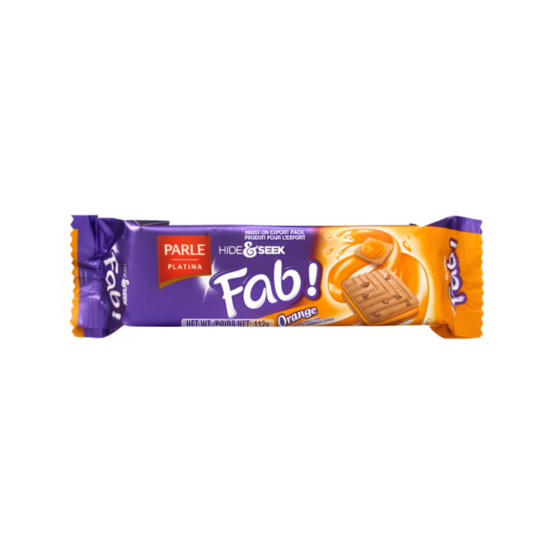 Parle Biscuit Hide & Seek Fab! Orange 112g
