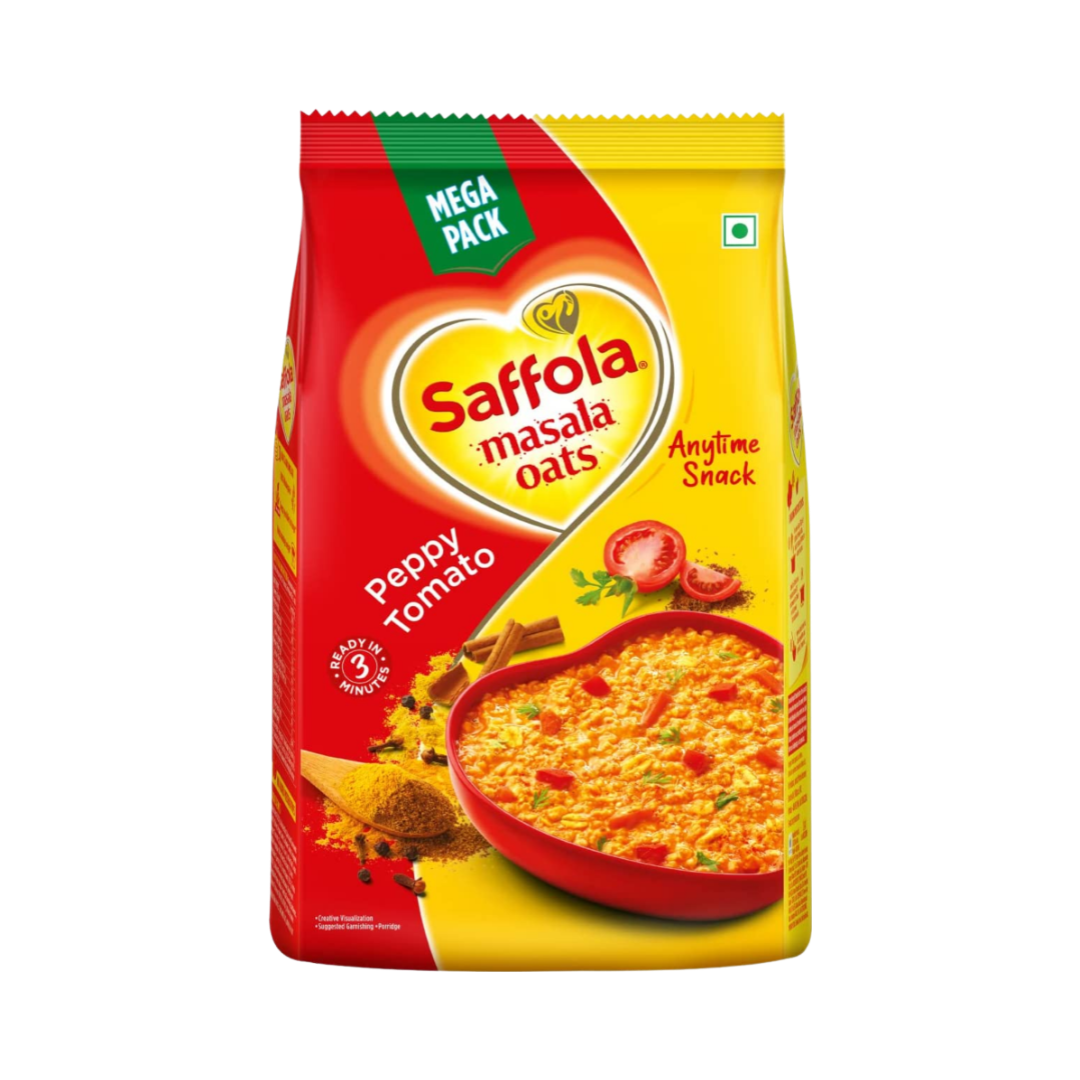 Saffola Masala Oats Peppy Tomato 500g