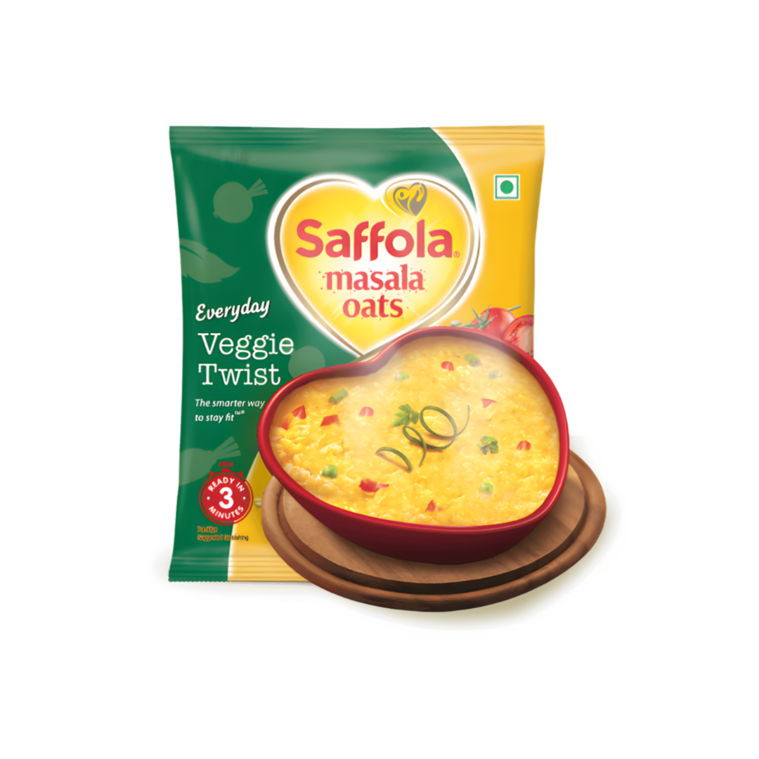 Saffola Masala Oats Veggie Twist 38g