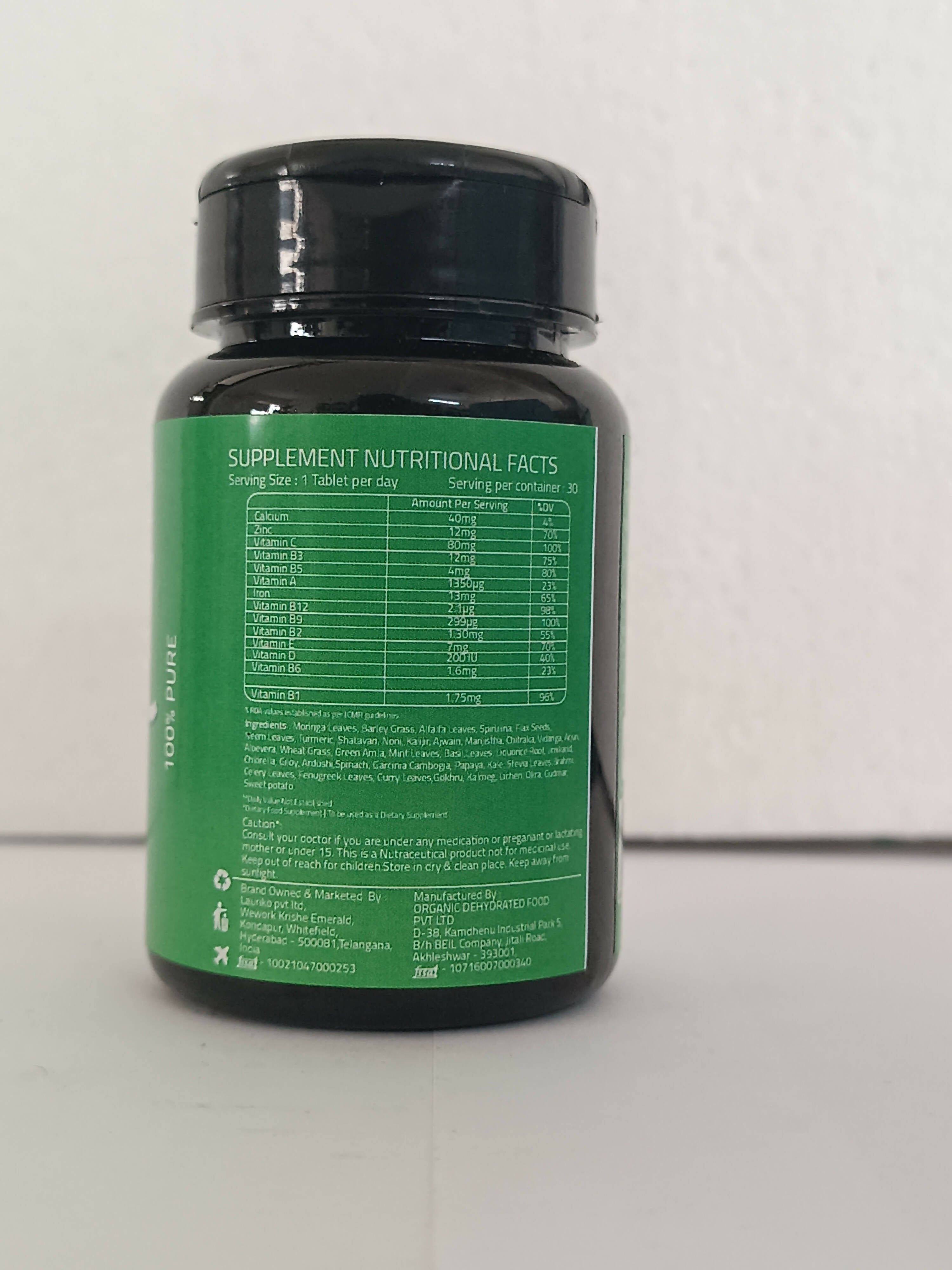 Laurik Multivitamin Supplements For Women | Vitamin A, C, D ,E With B Vitamins, Iron, Zinc And Calcium Tablets