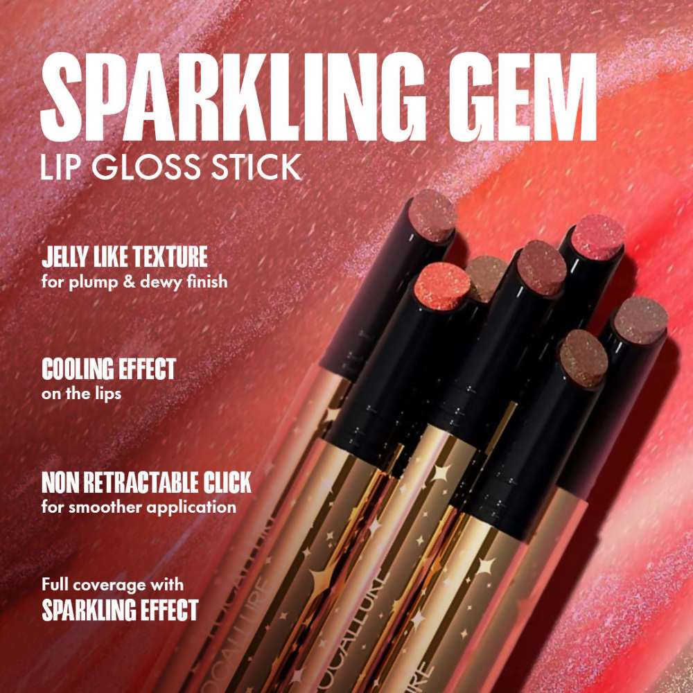 Focallure Sparkling Gem Lip Gloss Stick - Mellow