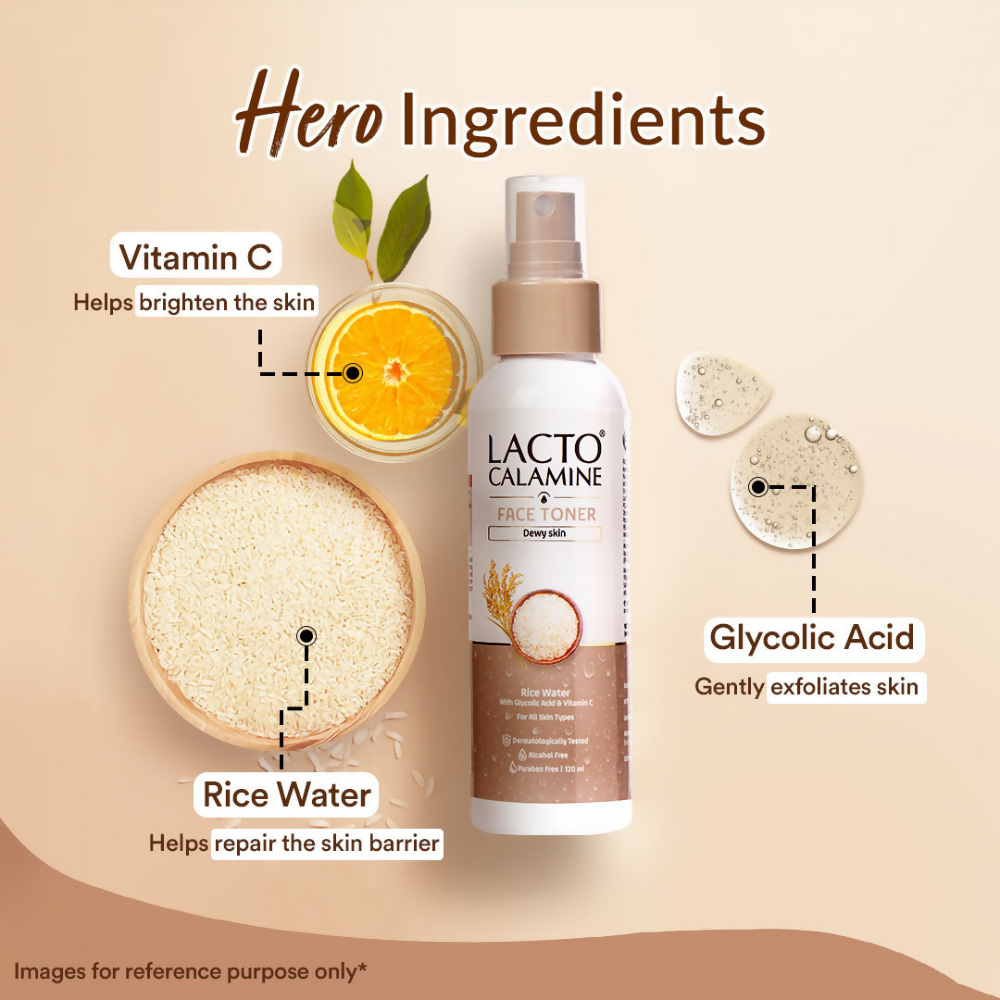 Lacto Calamine Rice Toner - Korean Skincare for Glass Skin