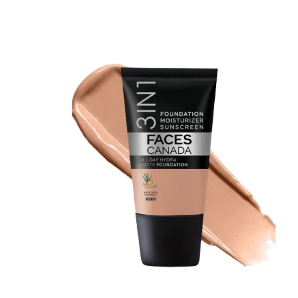 Faces Canada All Day Hydra Matte Mini Foundation - Caramel Natural 023