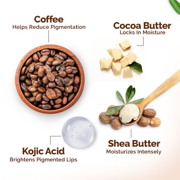 Mamaearth Cocoa Moisture Therapy Lip Balm with Cocoa Butter & Coffee For Dry & Chapped Lips