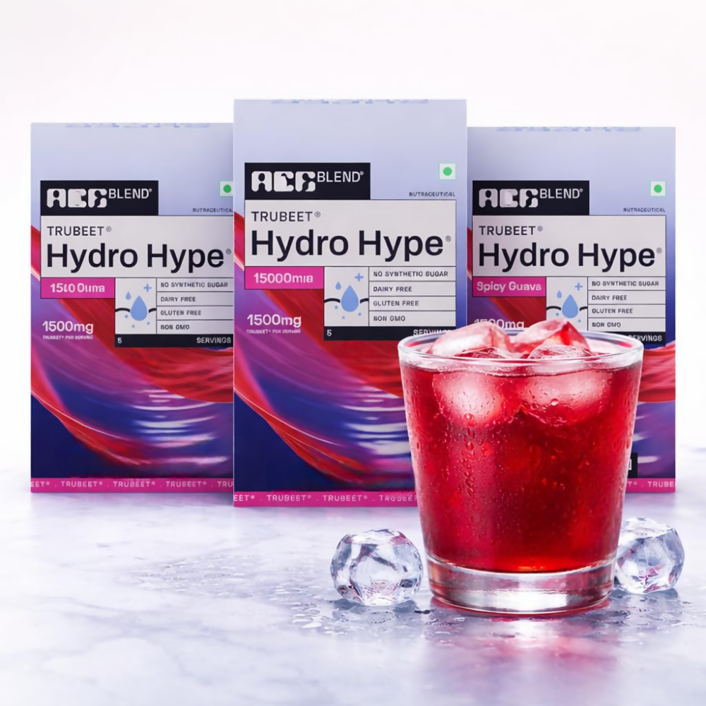 Ace Blend Hydro Hype Electrolyte Drink Mix - Java Plum, Spicy Guava, Lemon Raspberry