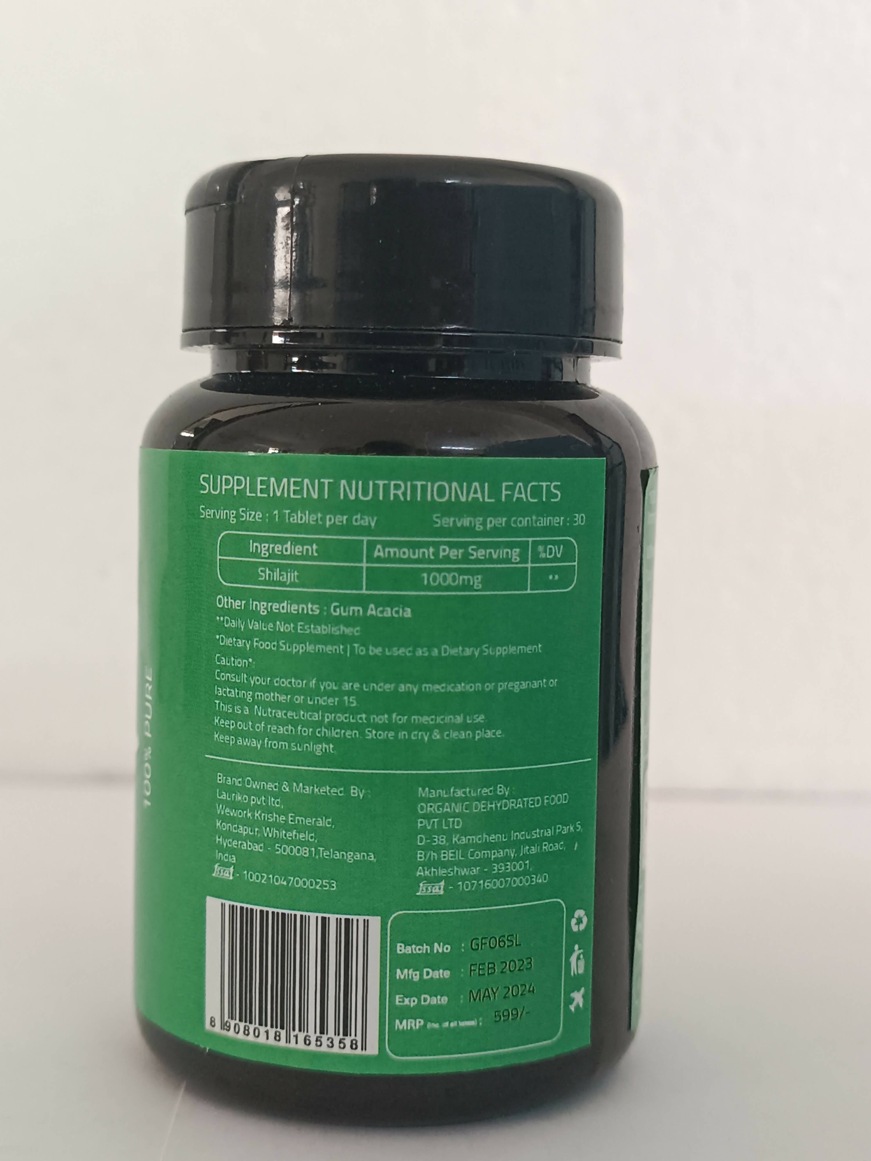 Laurik Himalayan Sj 1000Mg Tablets| Sj Tablets Boosts Stamina, Strength And Support Vitality