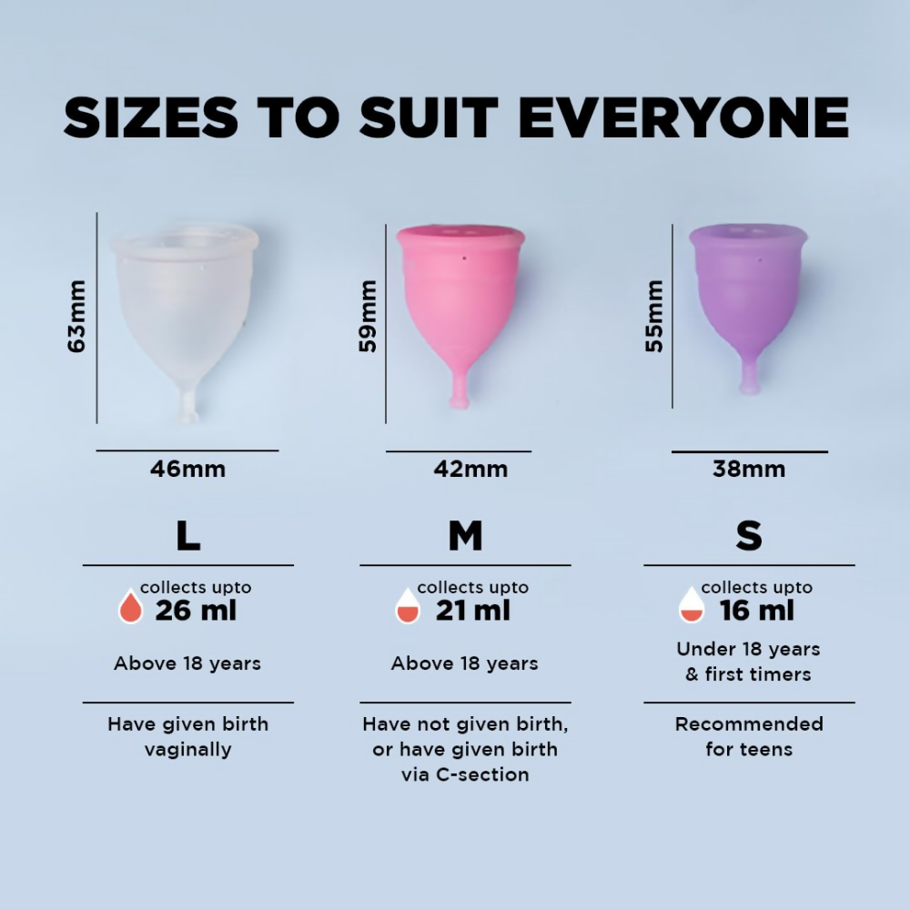 Pee Safe Menstrual Cup For Women With Pouch And Menstrual Cup Sterilizing Container