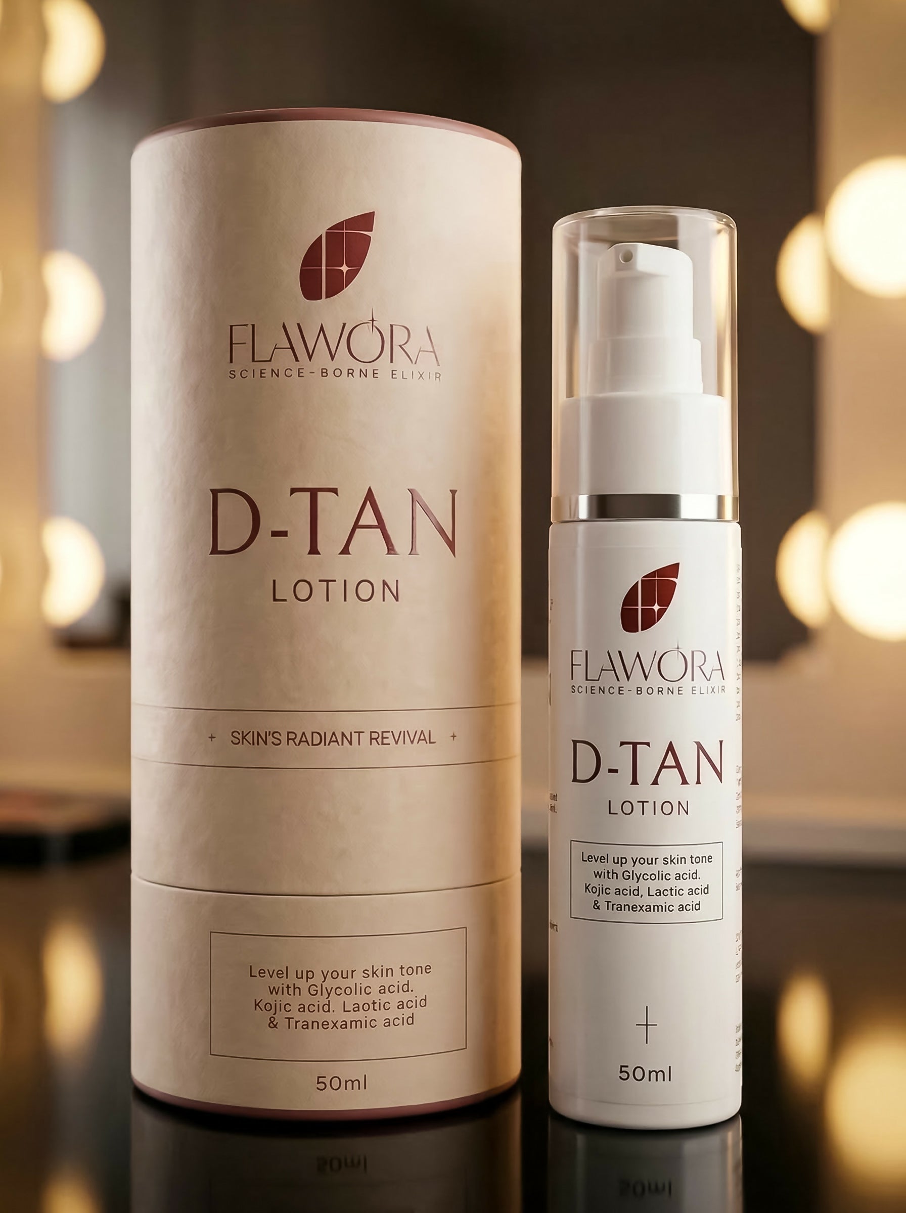 Flawora D-Tan Lotion
