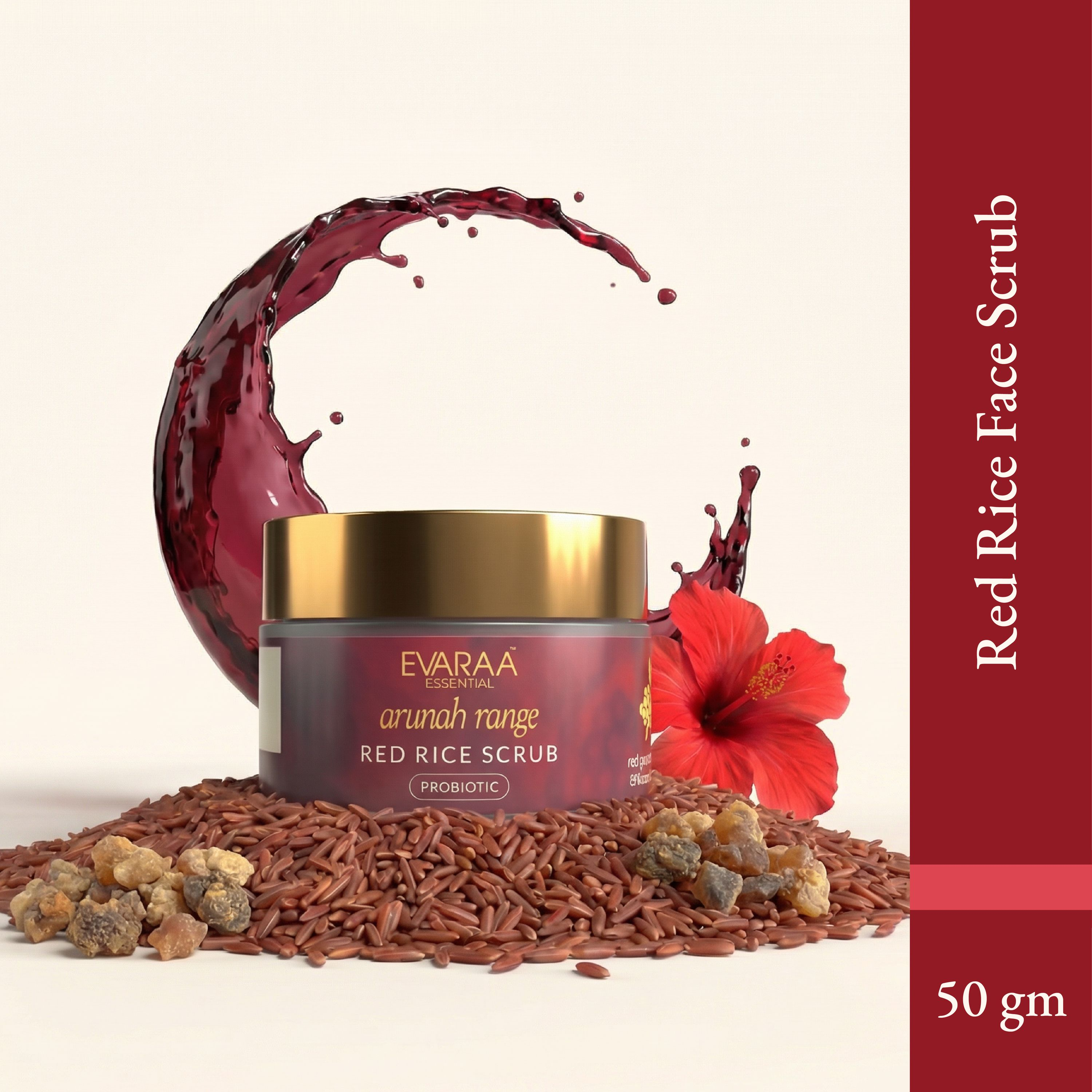 Evaraa Essential Red Rice Scrub