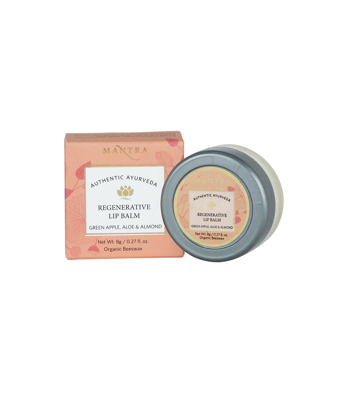 Mantra Regenerative Lip Balm Green Apple, Aloe & Almond