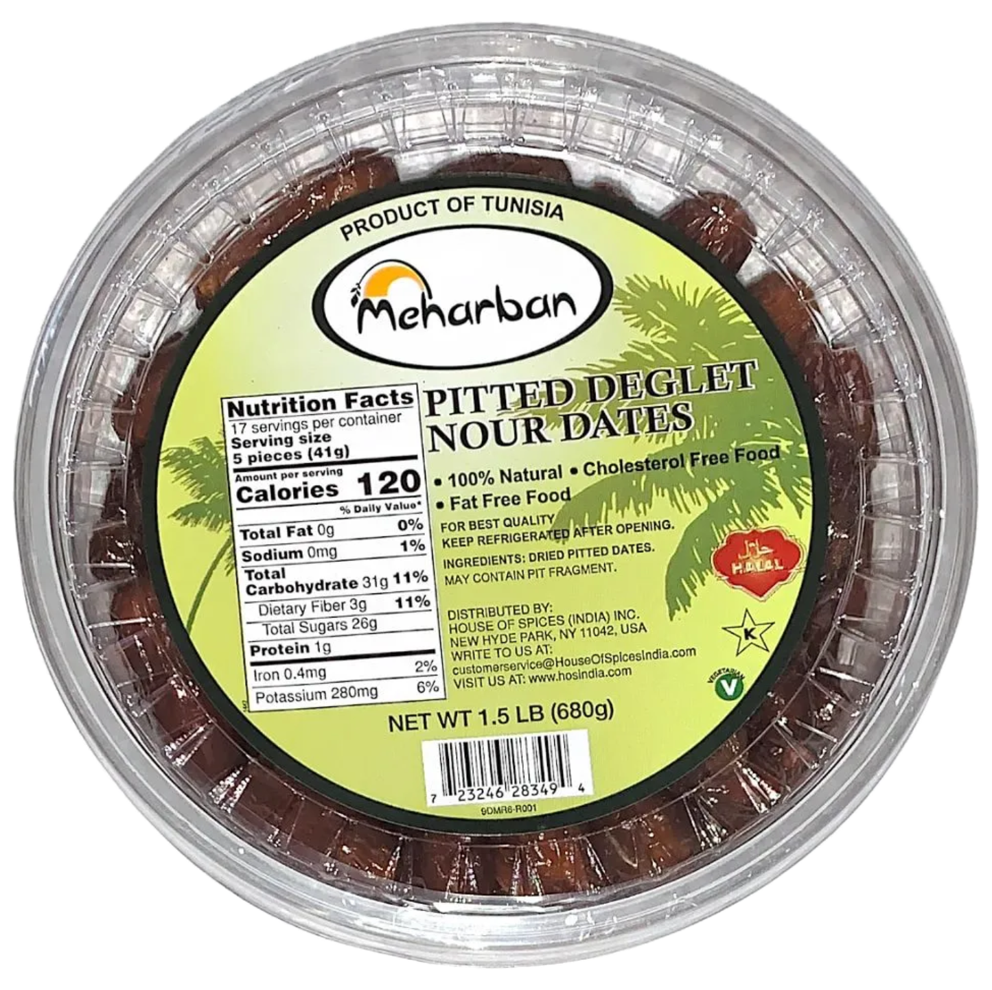 Meharban Pitted Dates 24oz