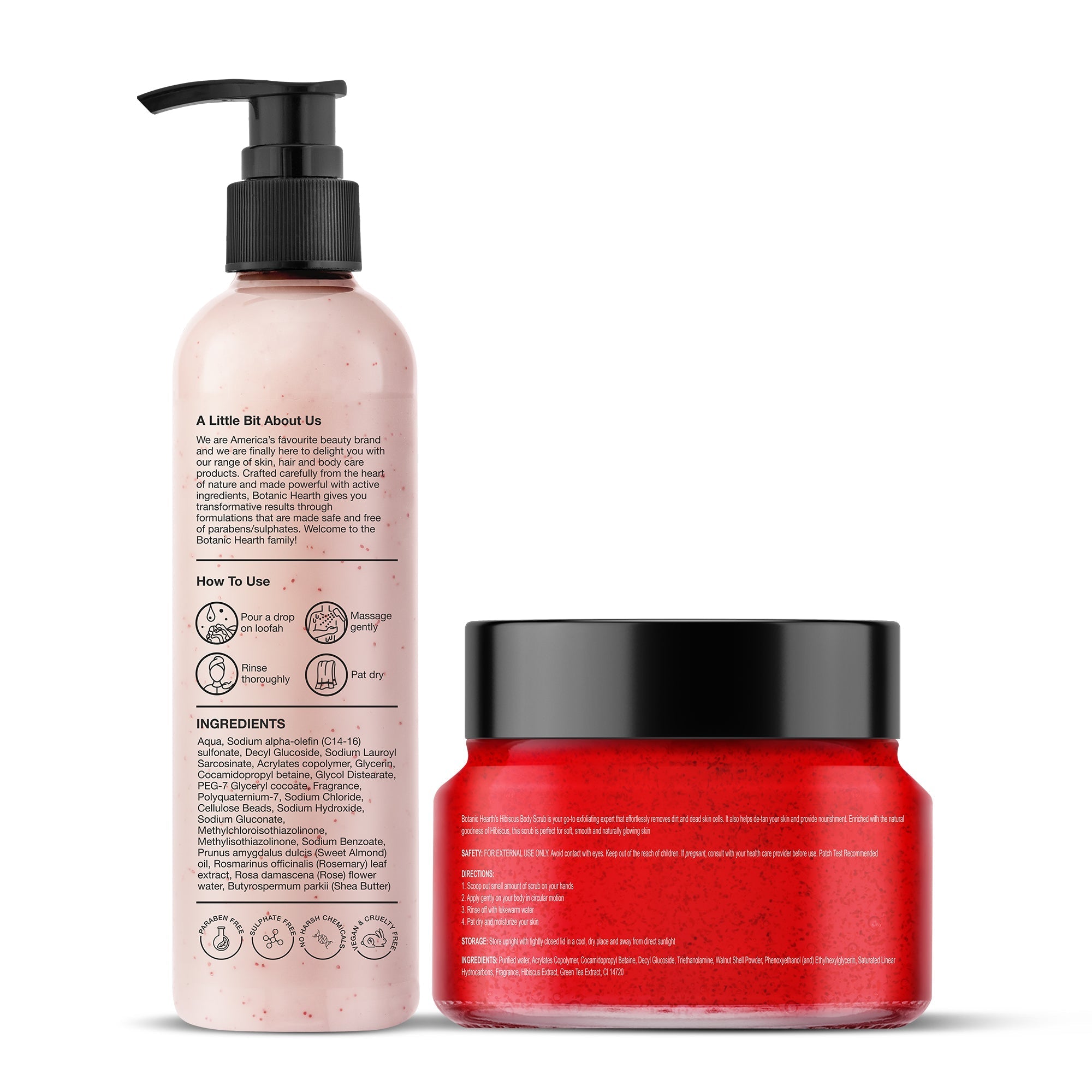 Botanic Hearth British Rose & Almond Body Wash