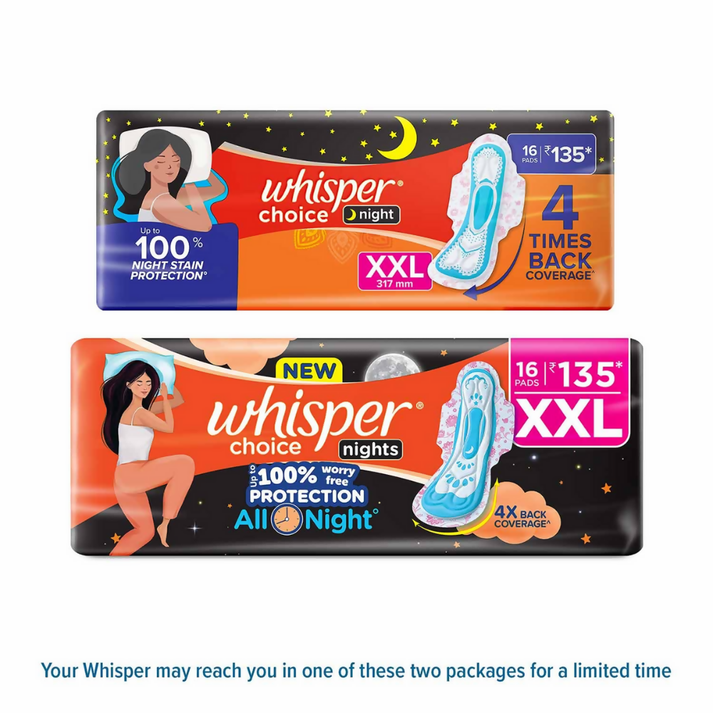 Whisper Ultra Overnight Sanitary Pad - XXL Plus
