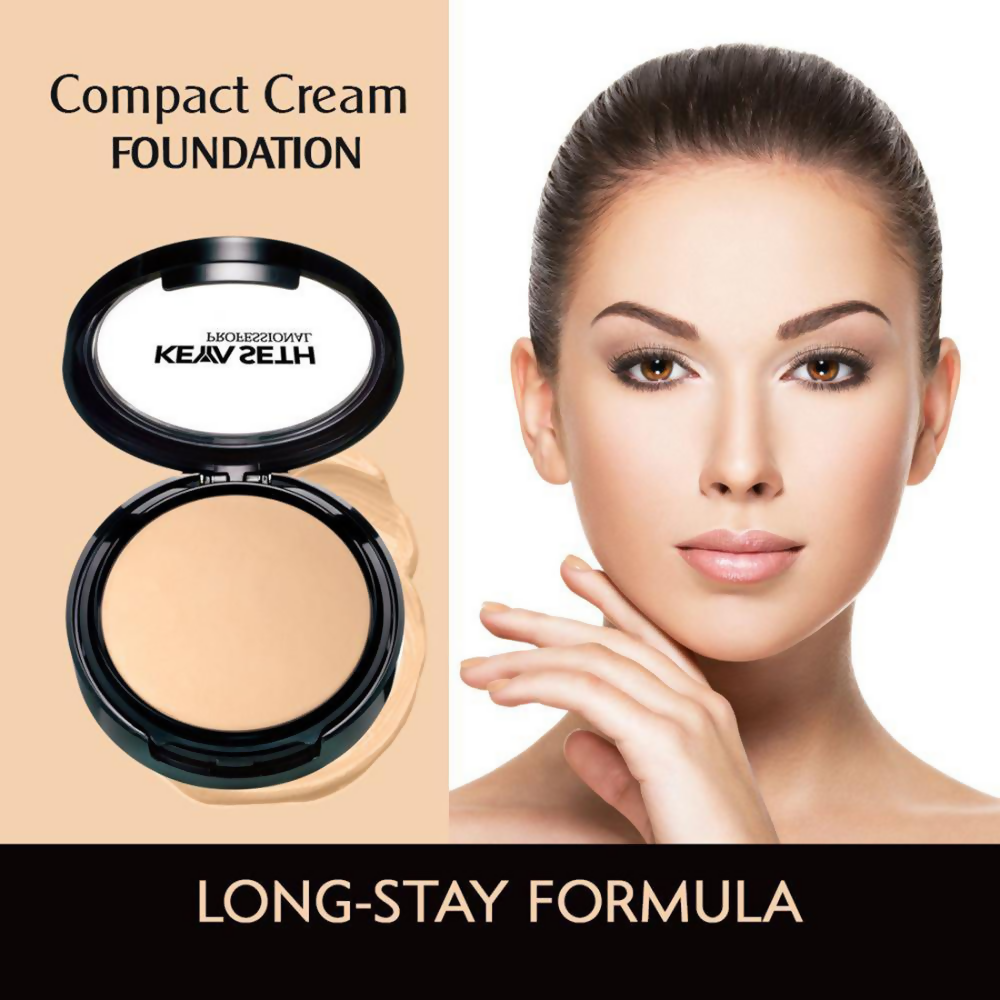 Keya Seth Aromatherapy Professional Compact Cream Foundation - Shade 3