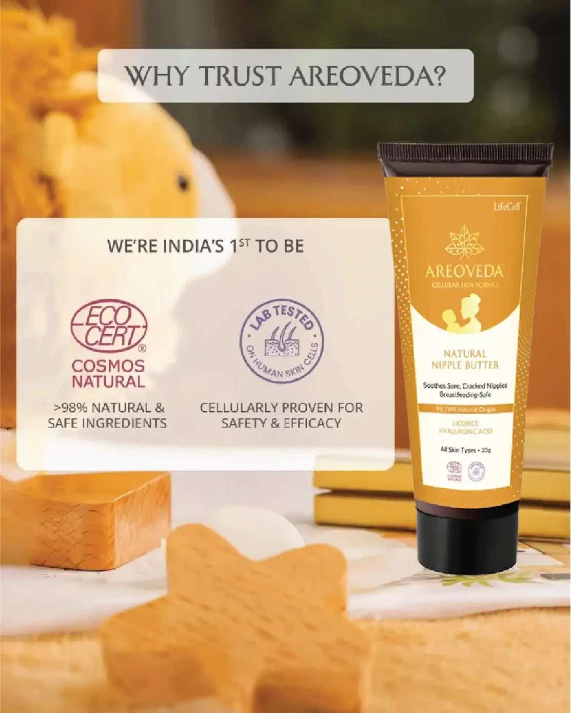 AreoVeda Natural Nipple Butter