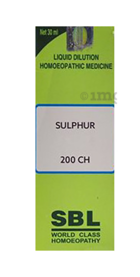 SBL Sulphur Dilution 200 CH