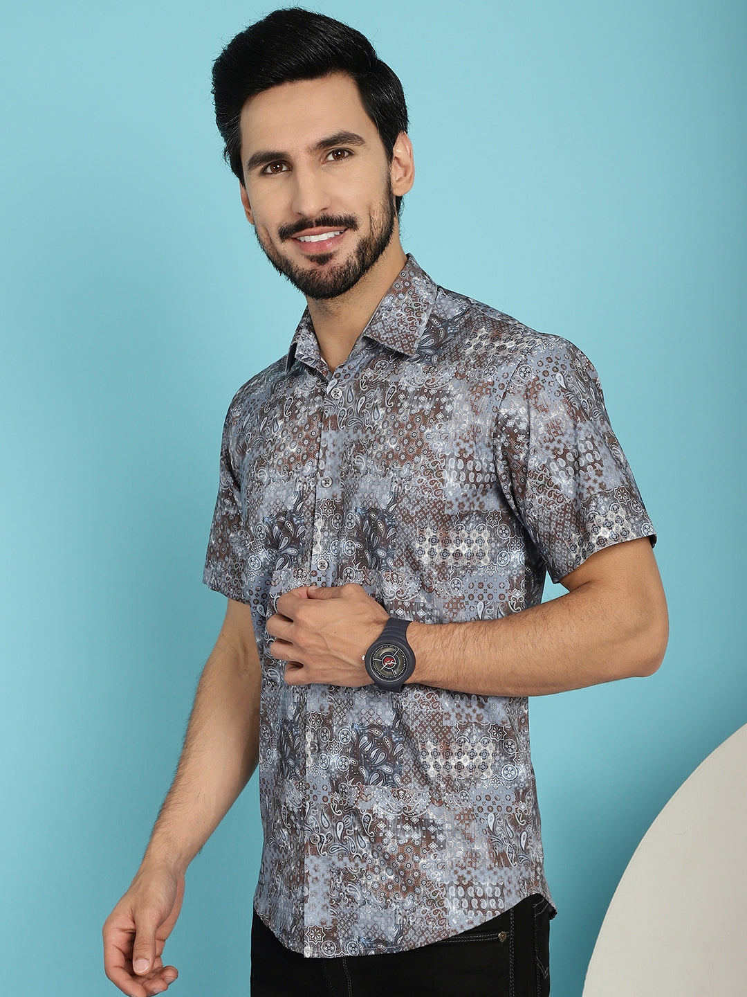 Pejali Printed Casual Shirt