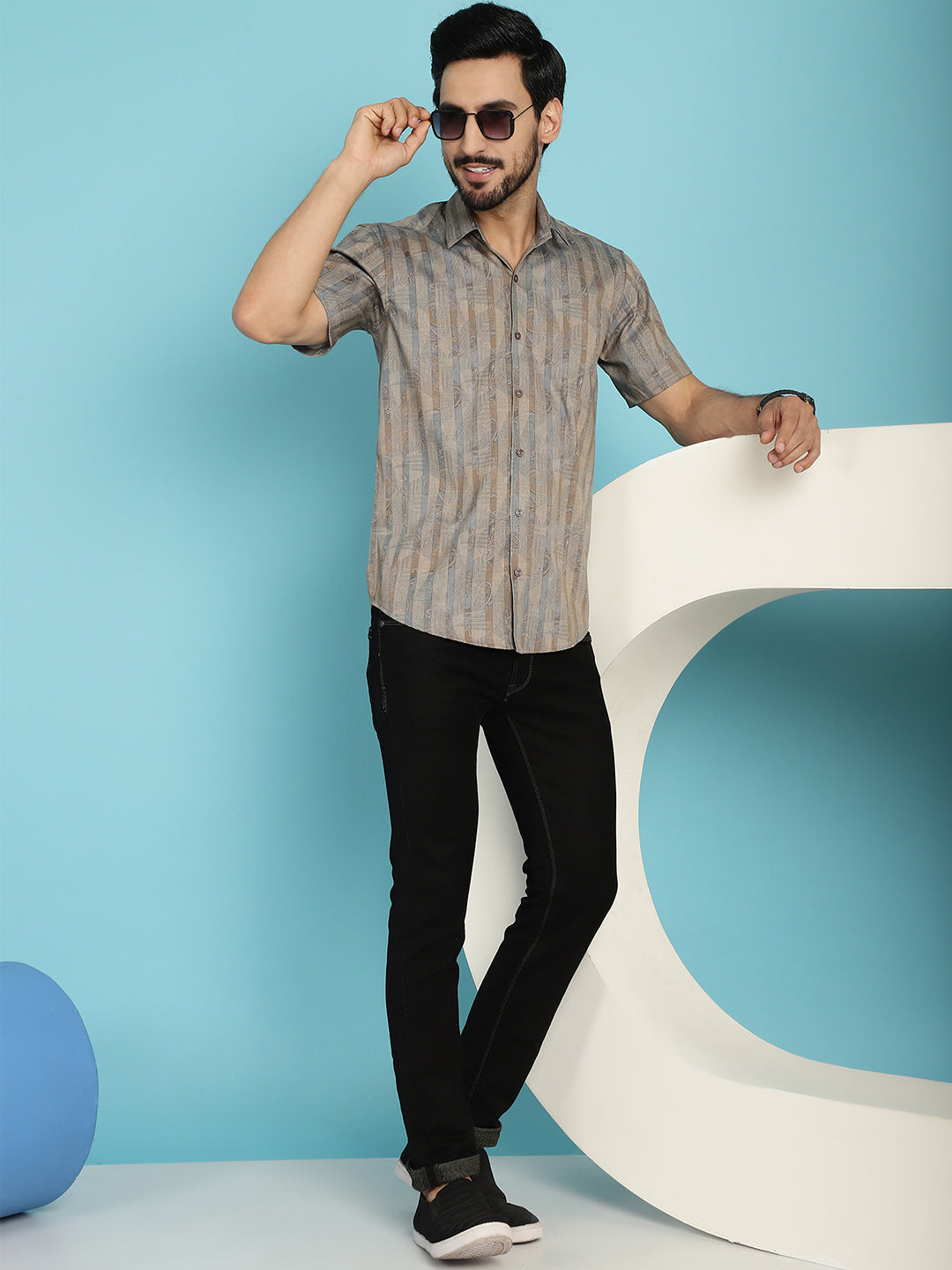 Floral Printed Casual Shirt
