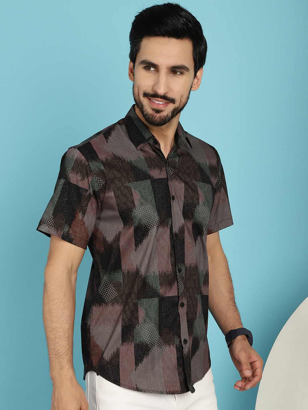 Floral Printed Casual Shirt