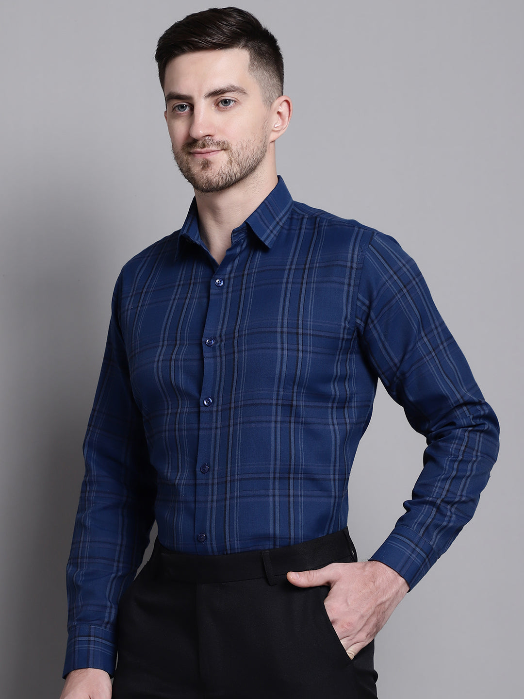 Men's Classic Checks Formal Shirt