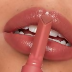 Kaja Heart Melter Lip Gloss Stick 03 Crazy 4U - Soft Rosy Mauve