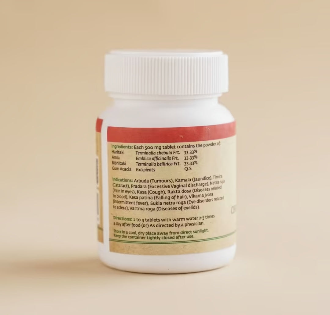 Isha Life Triphala Choorana Mathirai Tablet (100 tabs)