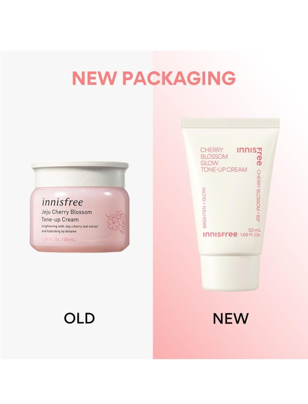 Innisfree Jeju Cherry Blossom Tone-up Cream (50 ml)