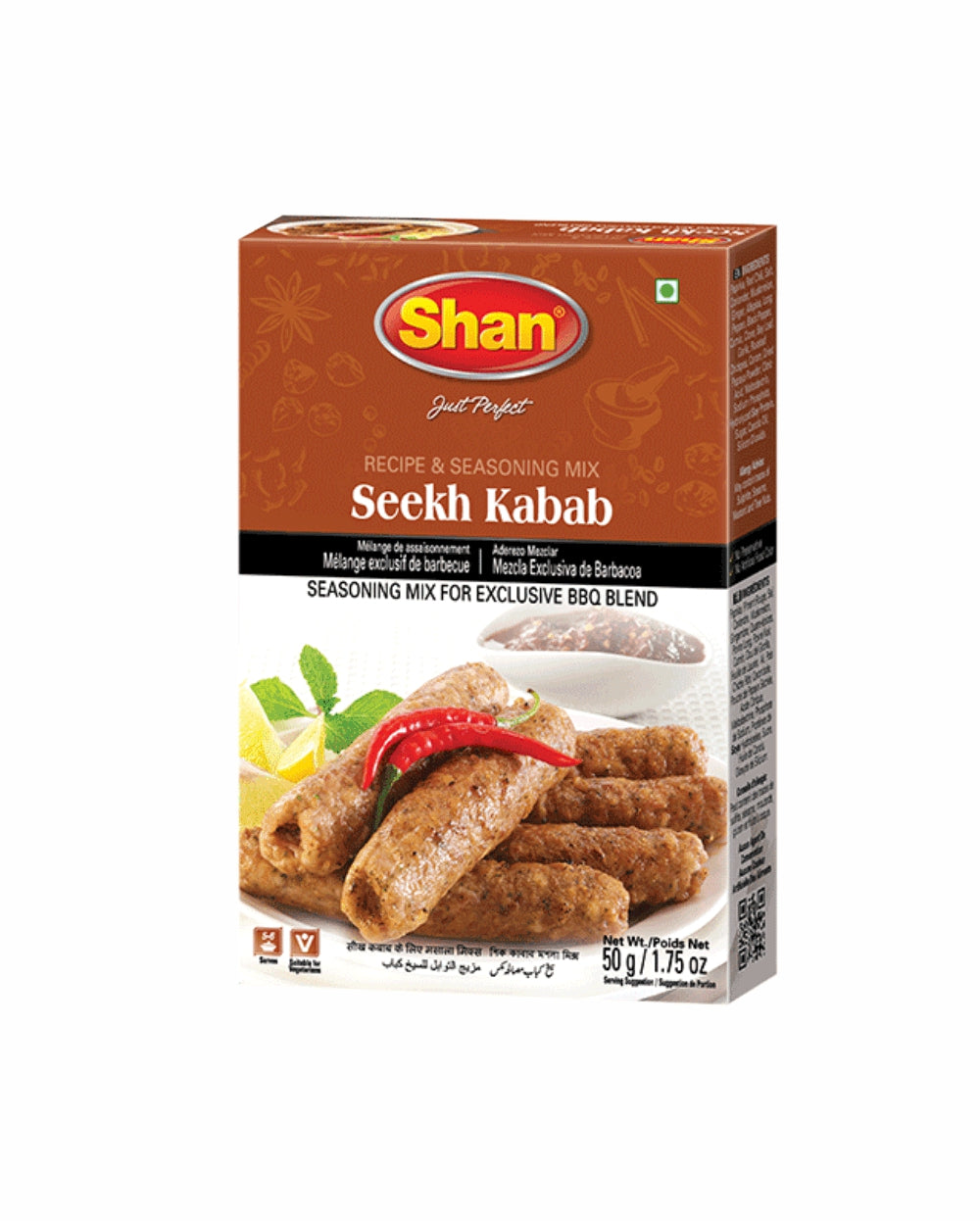 Shan Seasoning Mix Seekh Kabab 50gm