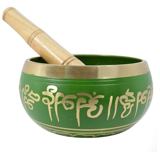 Singing Bowl | Tibetan Buddhist Prayer Instrument With Wooden Stick | Meditation Bowl