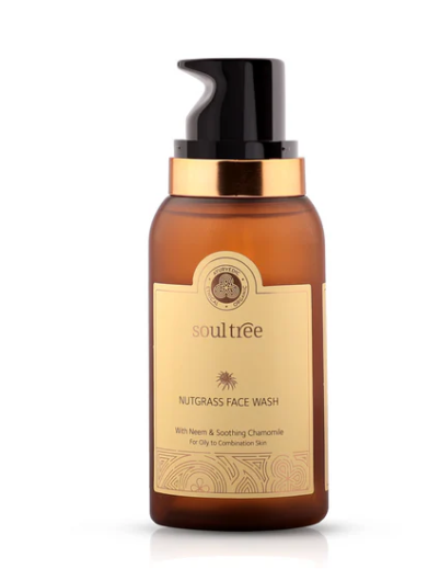 SoulTree Nutgrass Face Wash with Neem & Soothing Chamomile