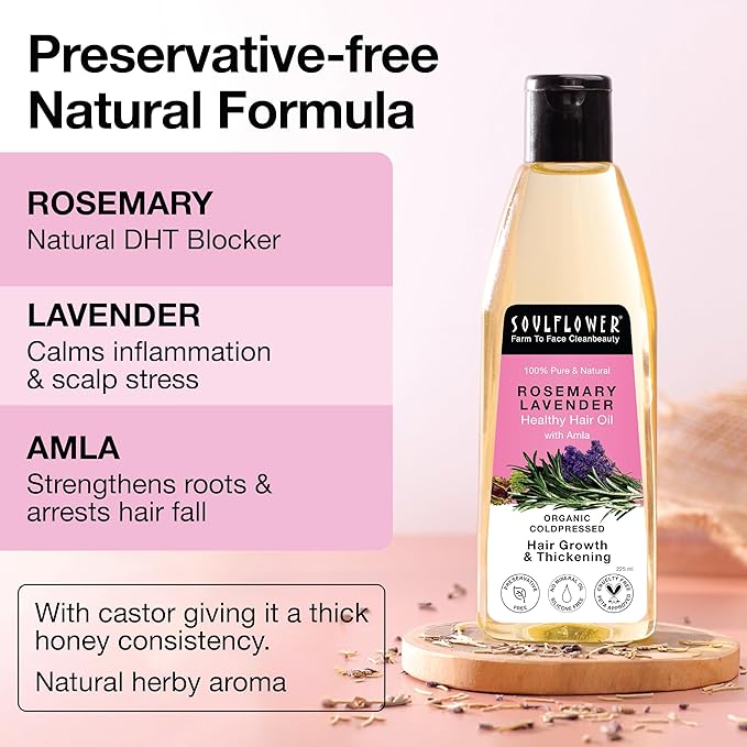 Soulflower Rosemary Hair Growth Oil