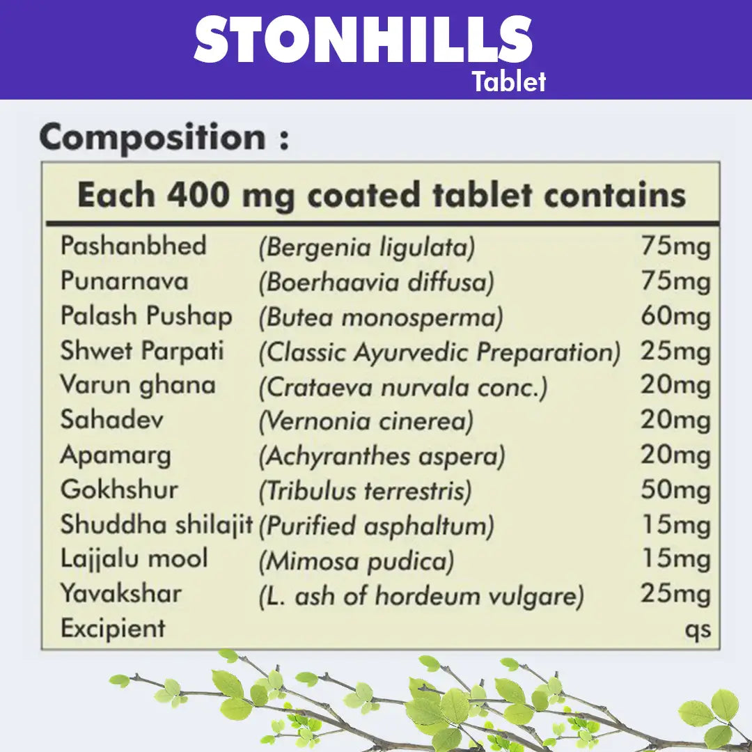 Herbal Hills Ayurveda Stonhills Tablets