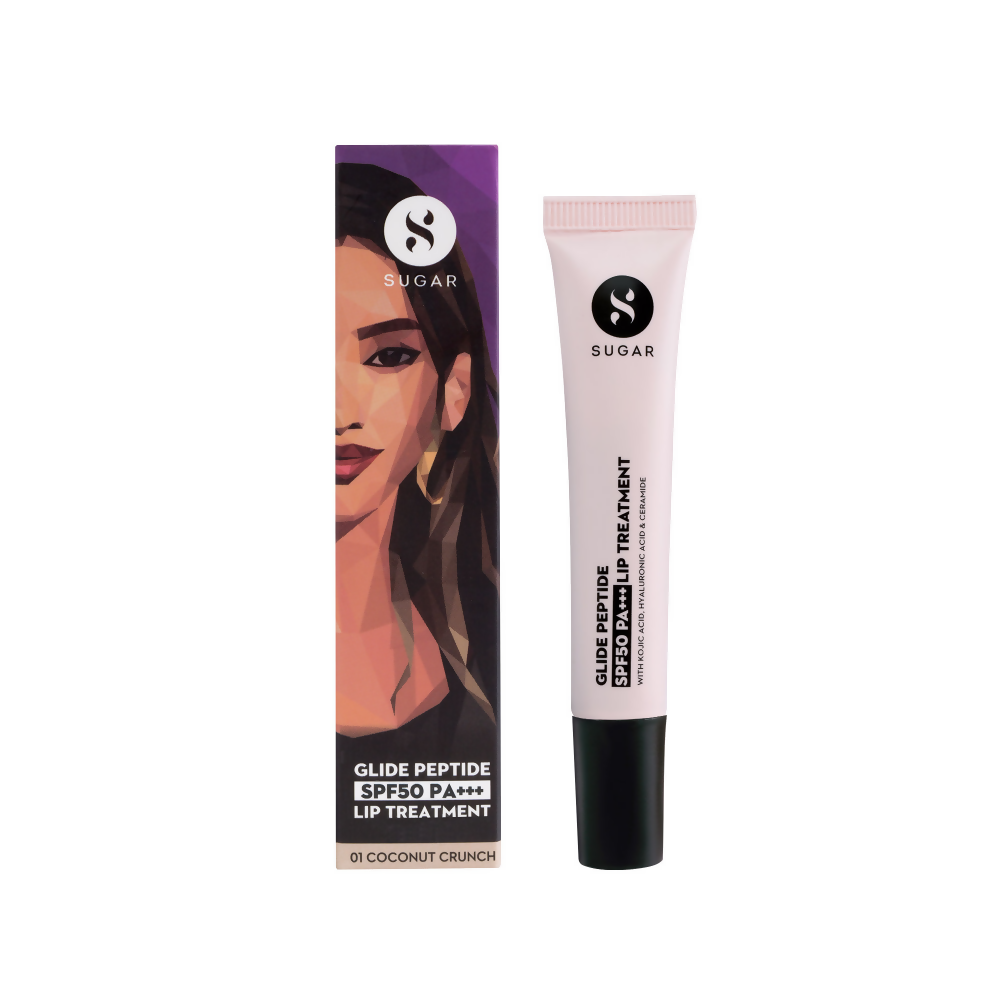 SUGAR Glide Peptide SPF50 PA+++ Lip Treatment - 01 Coconut Crunch