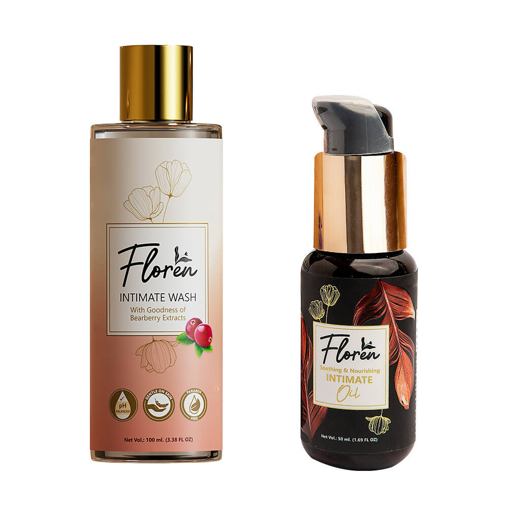 Floren Intimate Hygiene Wash & Intimate Oil for Women