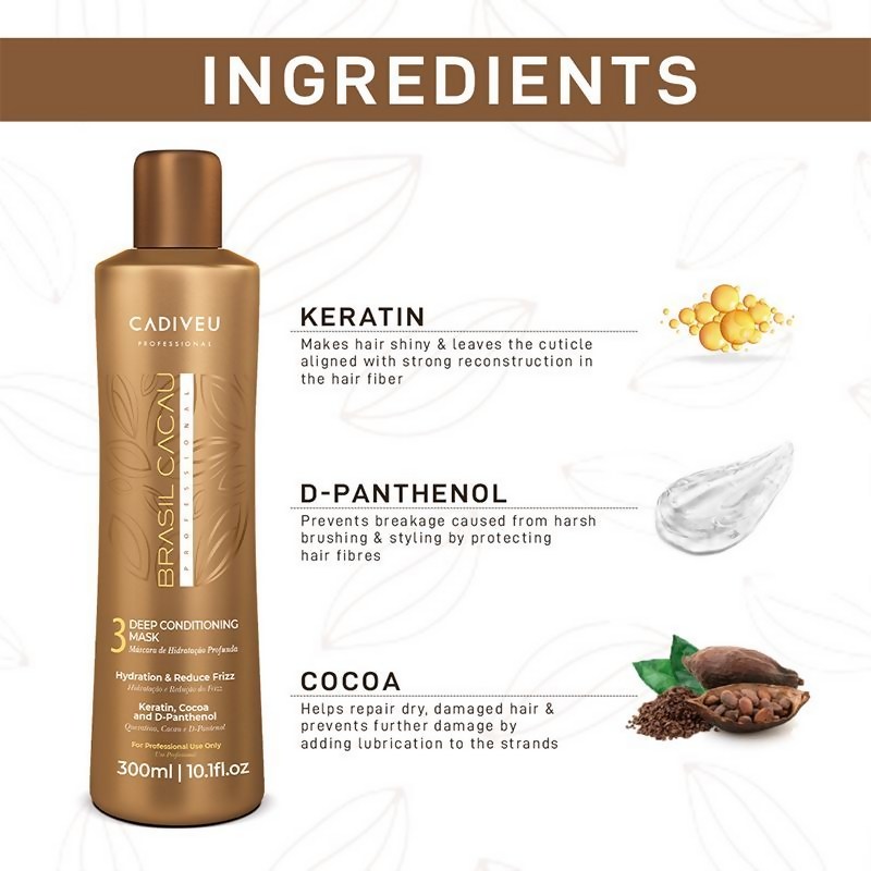 Cadiveu Brasil Cacau 3 Deep Conditioning Mask