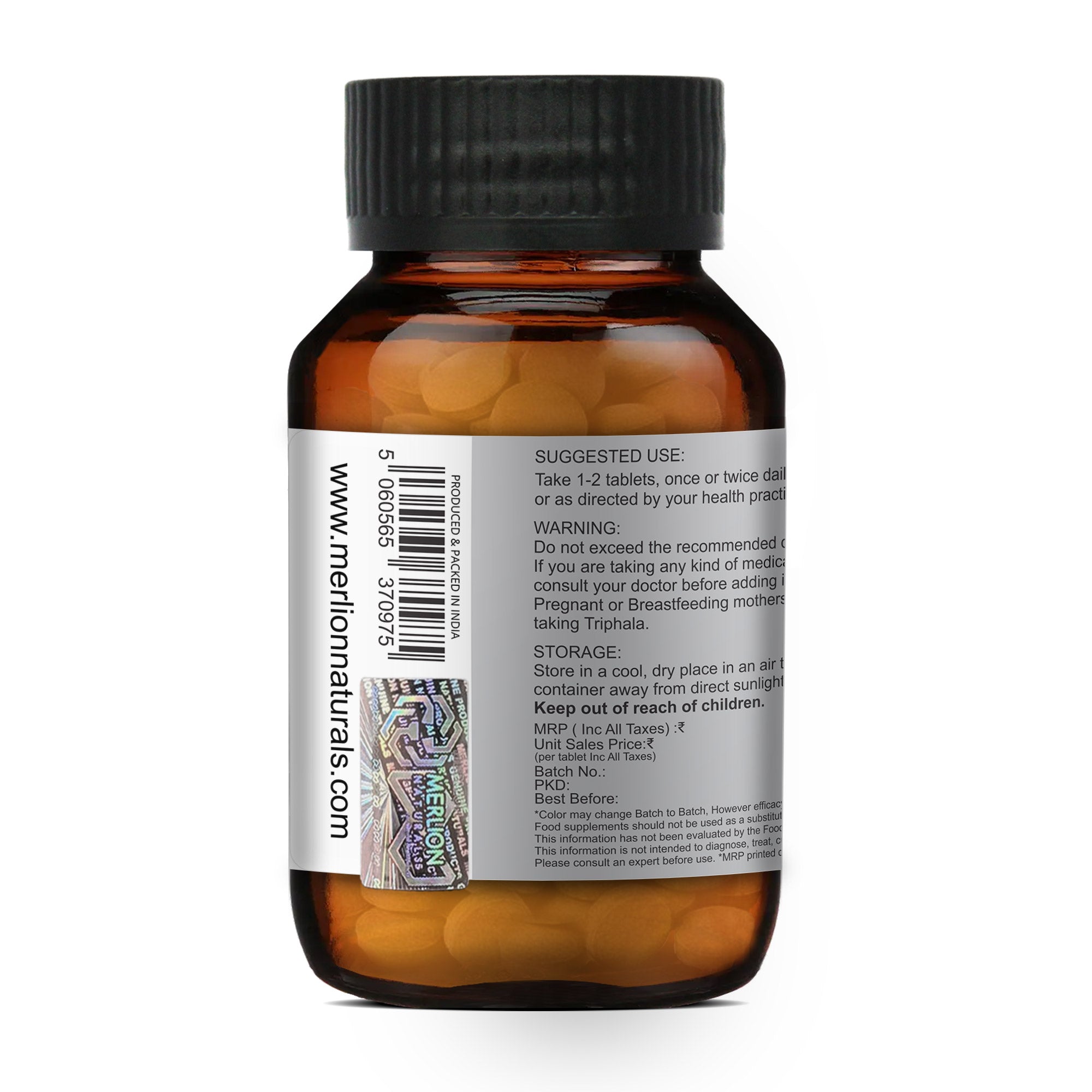 Merlion Naturals Triphala 500mg Tablets