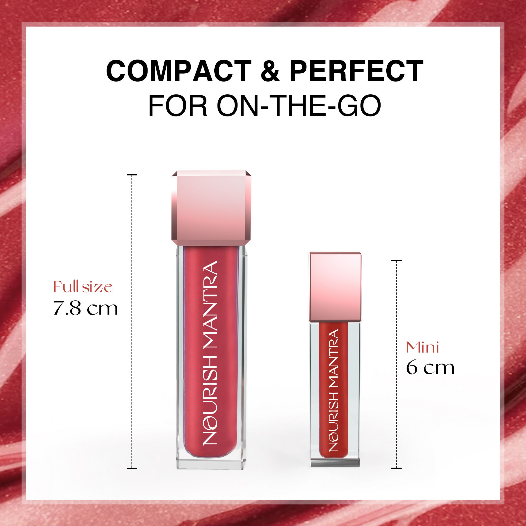 Nourish Mantra Liquid Lipstick Creamy Matte with SPF / Water Proof, Smudge Proof Shade -Tedha Medha Hazelnut