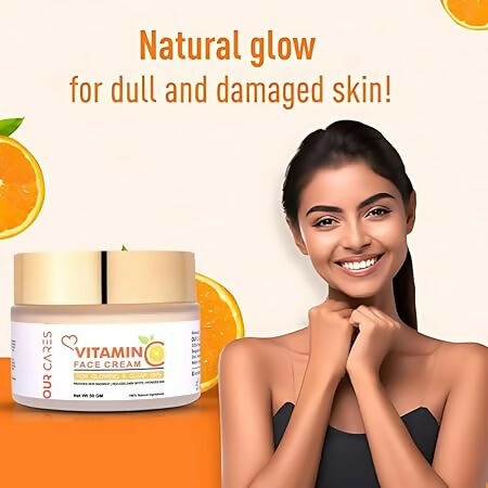 Our Cares Vitamin C Face Cream for Glowing & Clear Skin