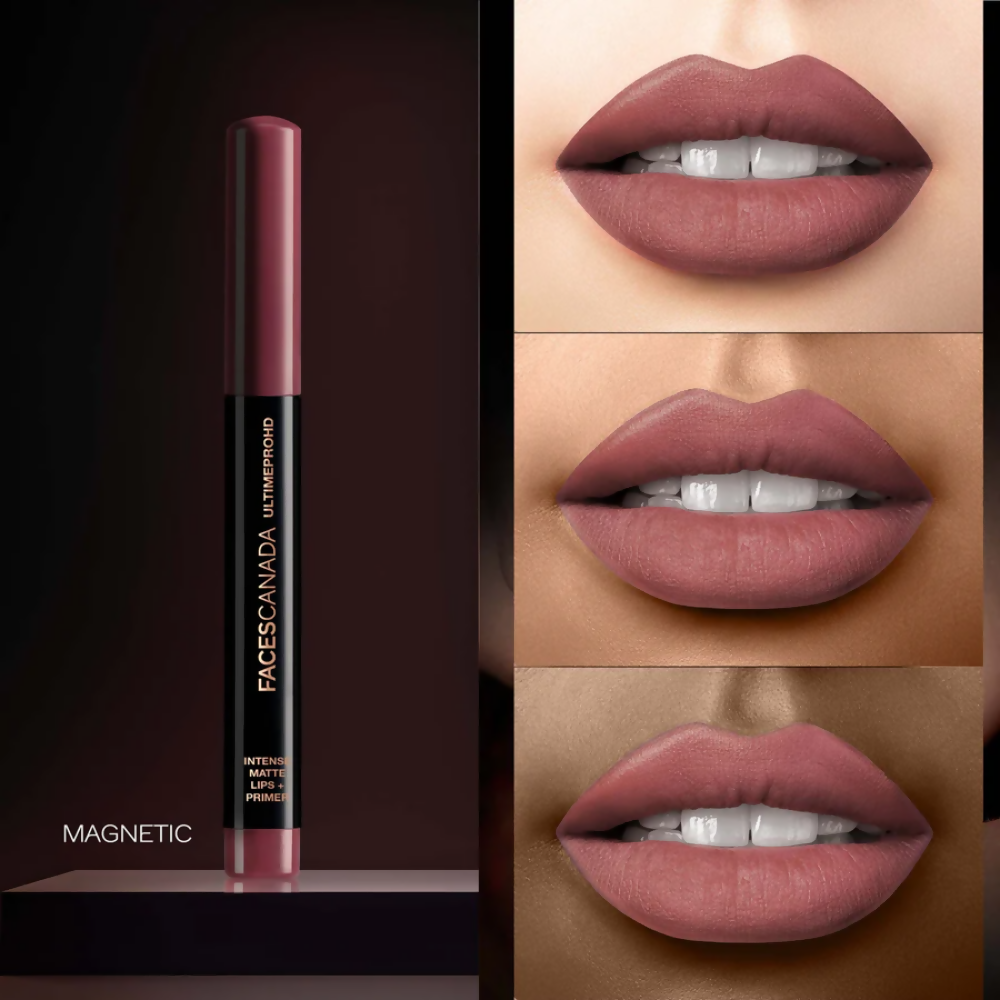 Faces Canada Ultime Pro HD Intense Matte Lips + Primer - Magnetic 02