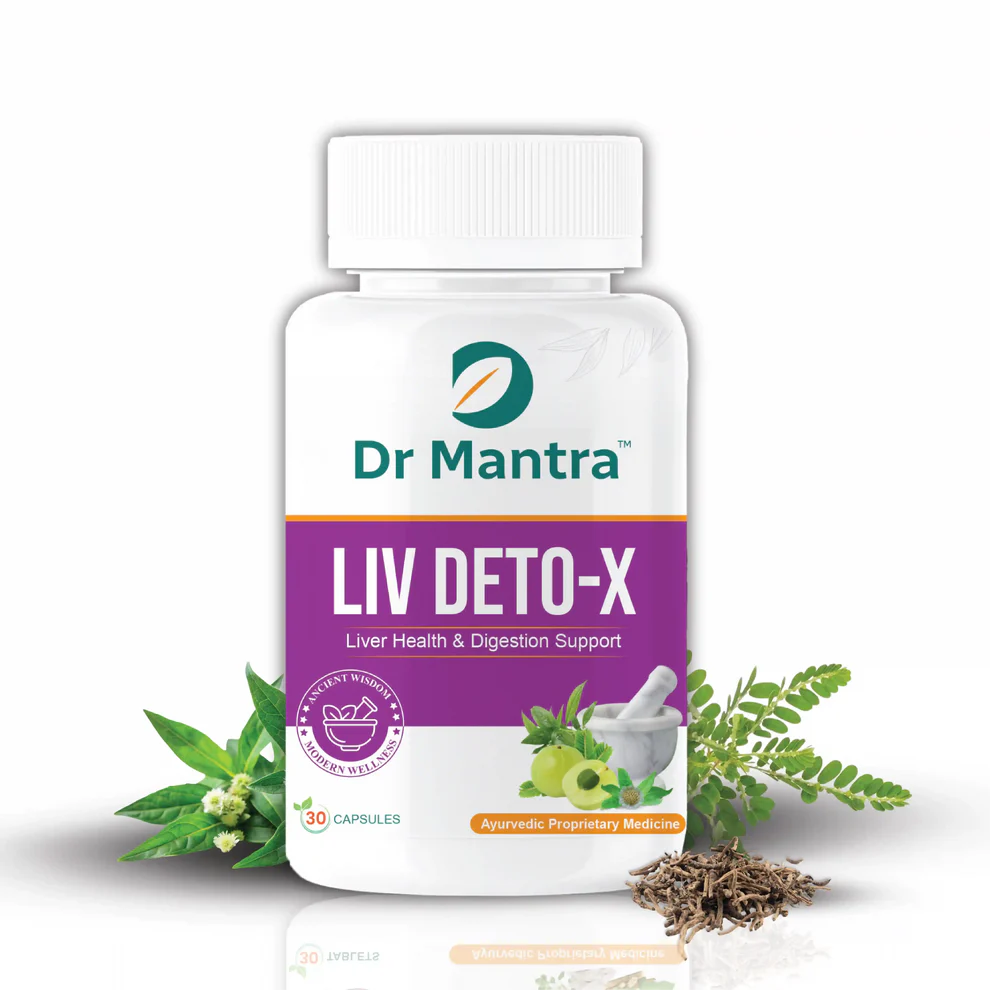 Dr Mantra Liver Detox Capsules for Liver Detox & Overall Liver Health| 30 Capsules