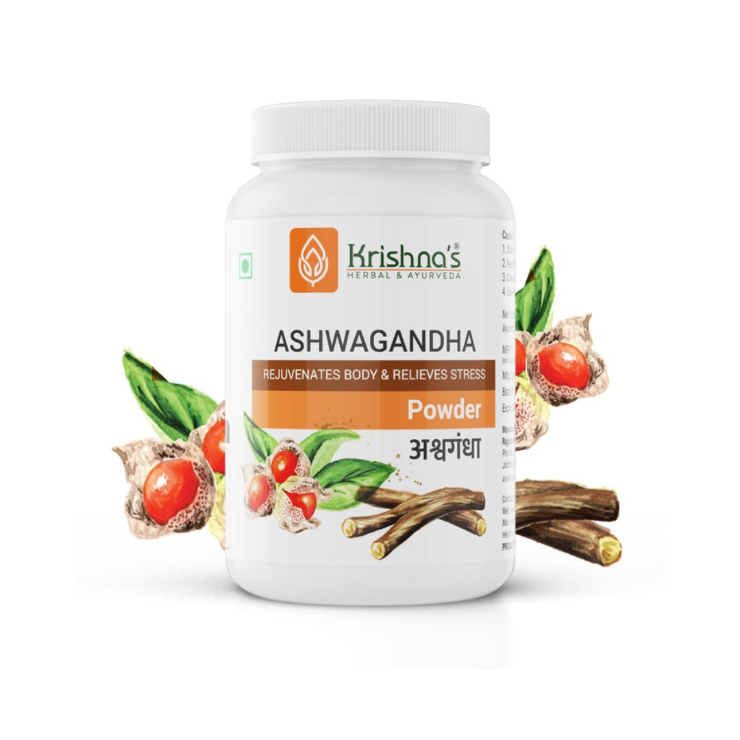 Krishna's Herbal & Ayurveda Ashwagandha Powder