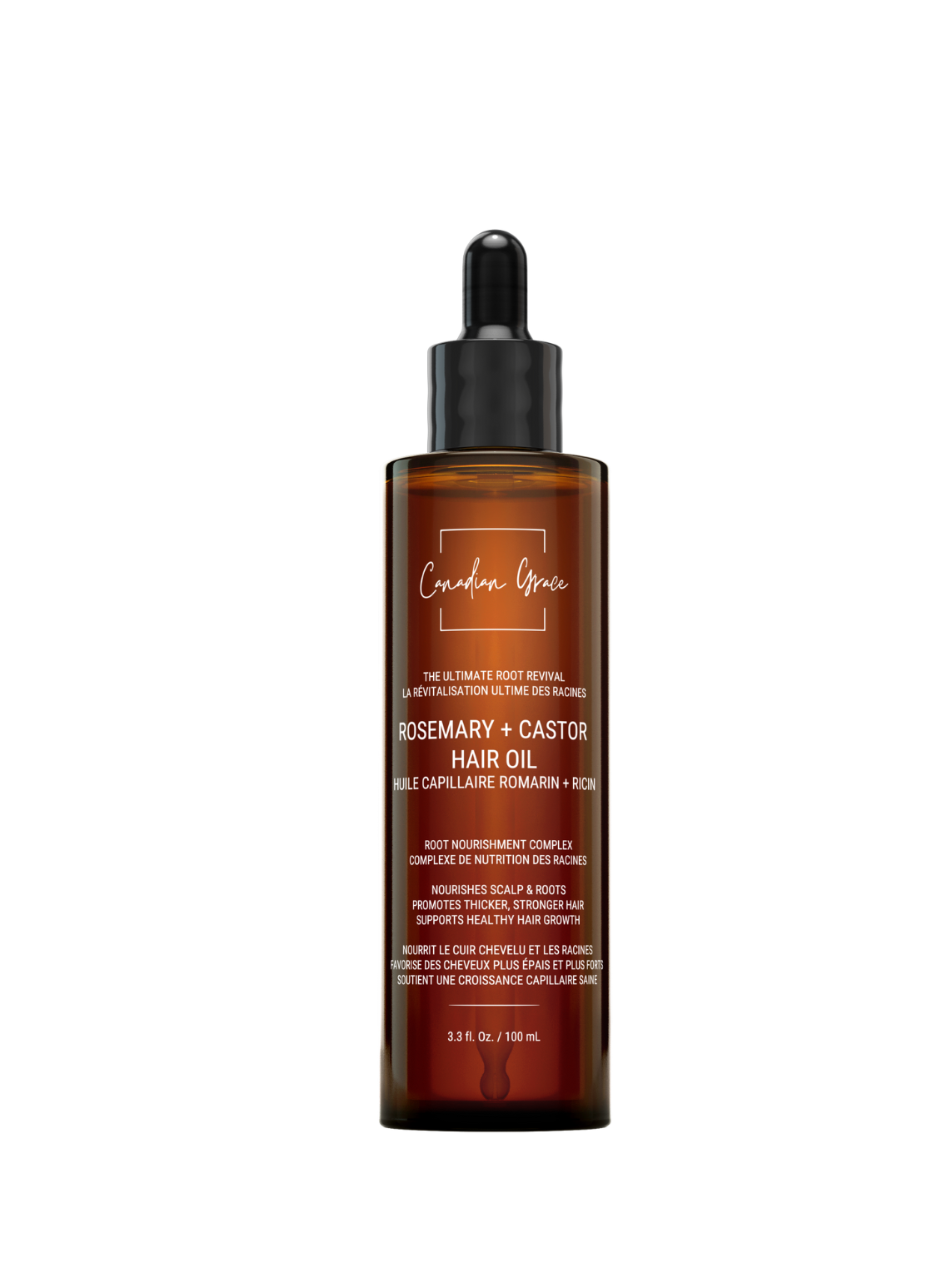 Canadian Grace Rosemary + Castor Hair Oil - The Ultimate Root Revival