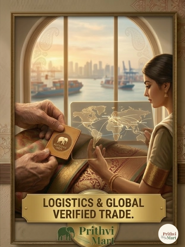 Artisan hands weaving traditional Indian fabric