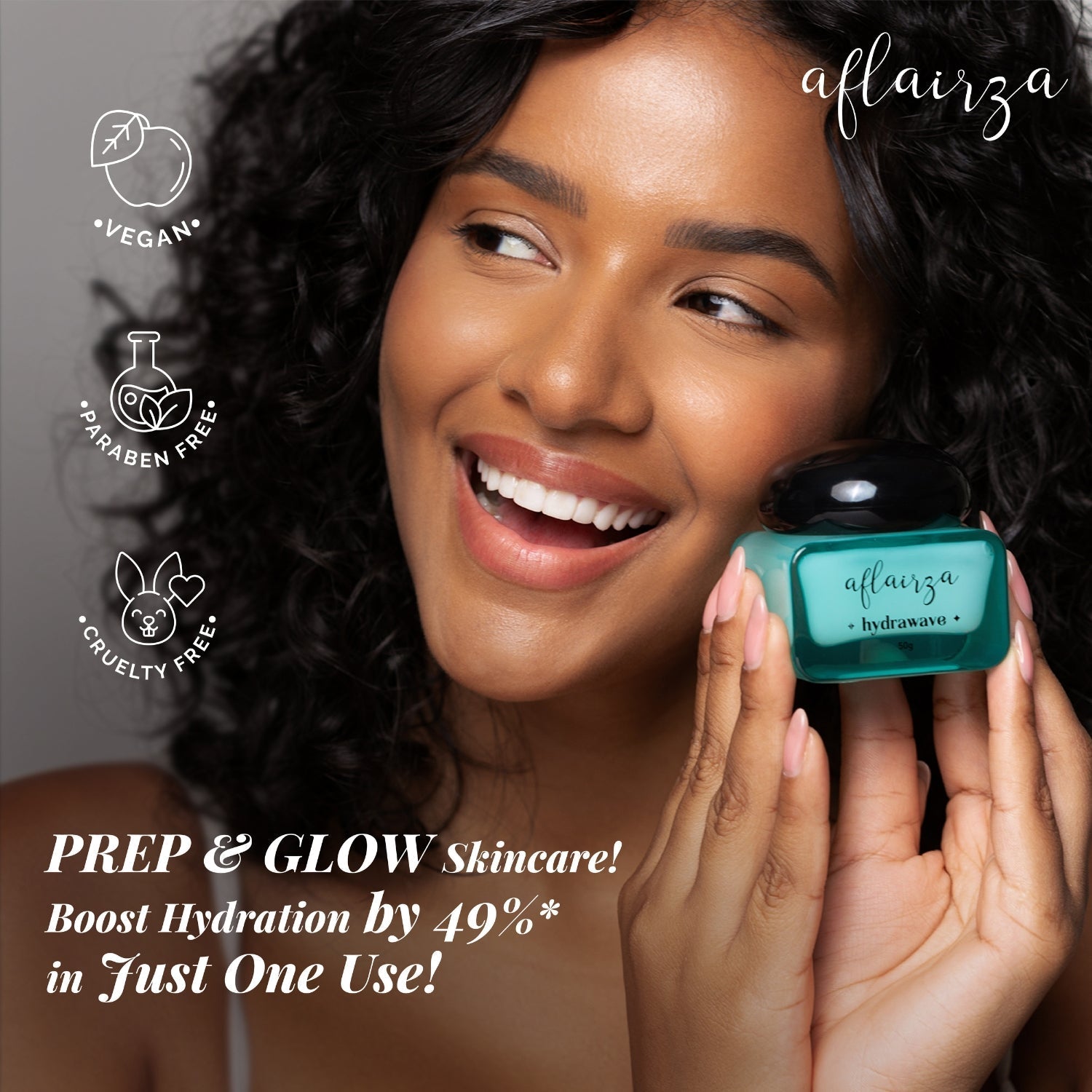 Aflairza Hydrawave Water-Based Face Moisturizer for Deep Hydration For All Skin Types