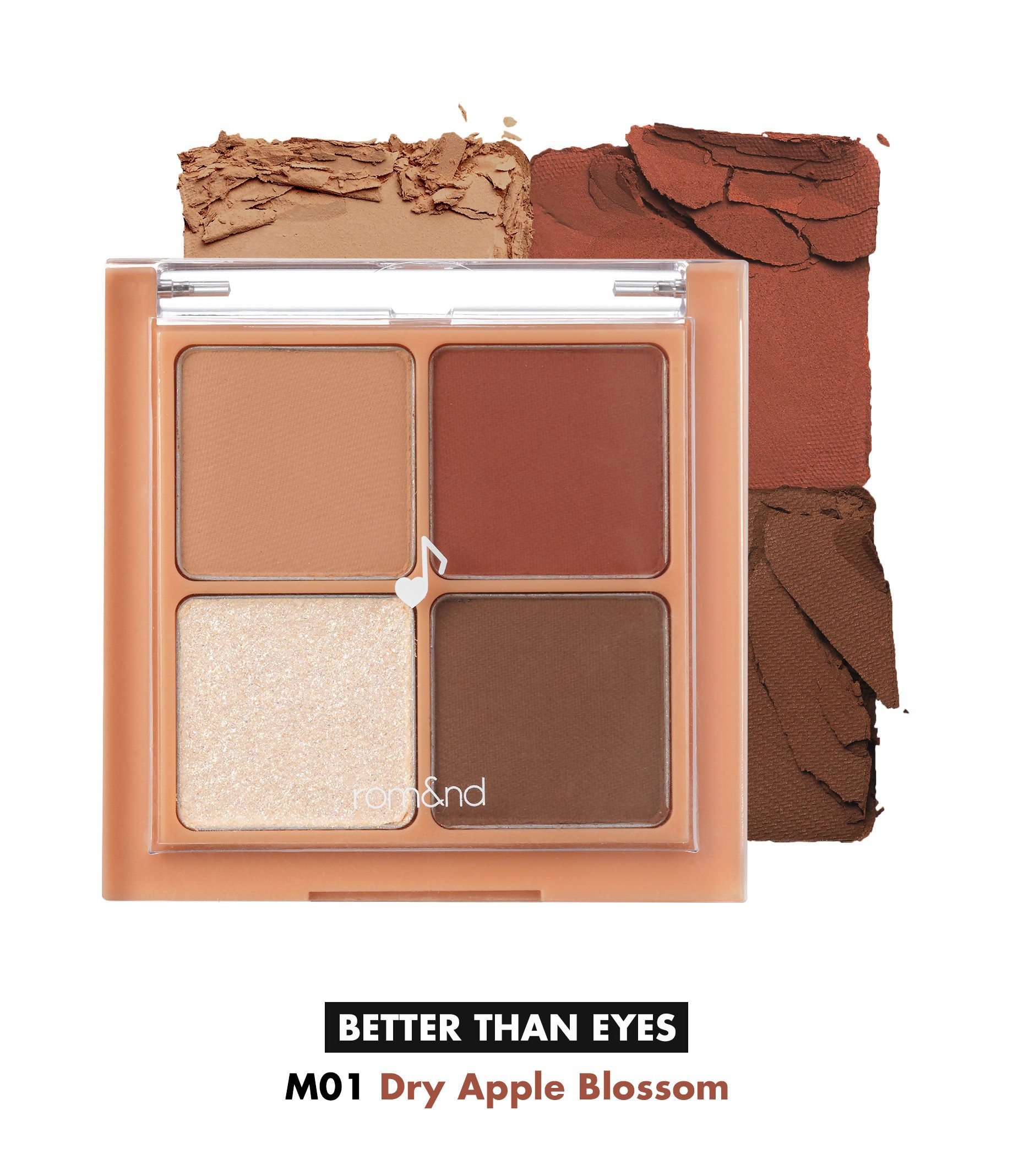 Rom&nd Better Than Eyes - M01 Dry Apple Blossom