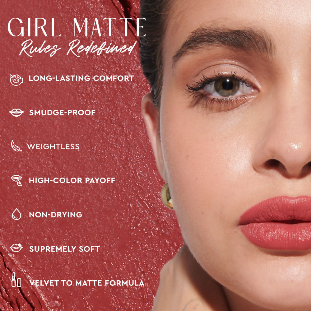 Kiro Slickstick Luxe Matte lipstick - Firecracker Red